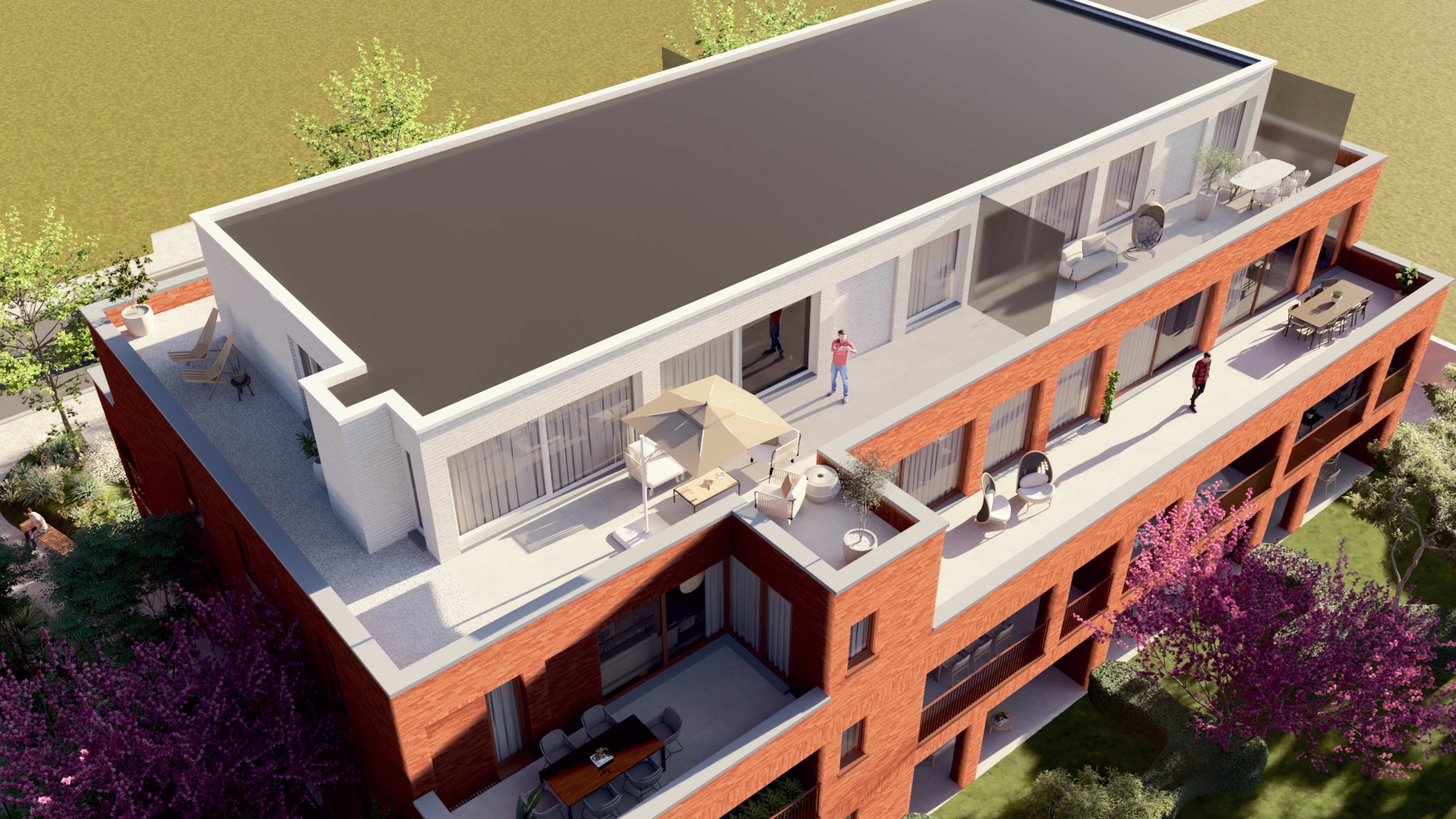 Twee exclusieve penthouses. 