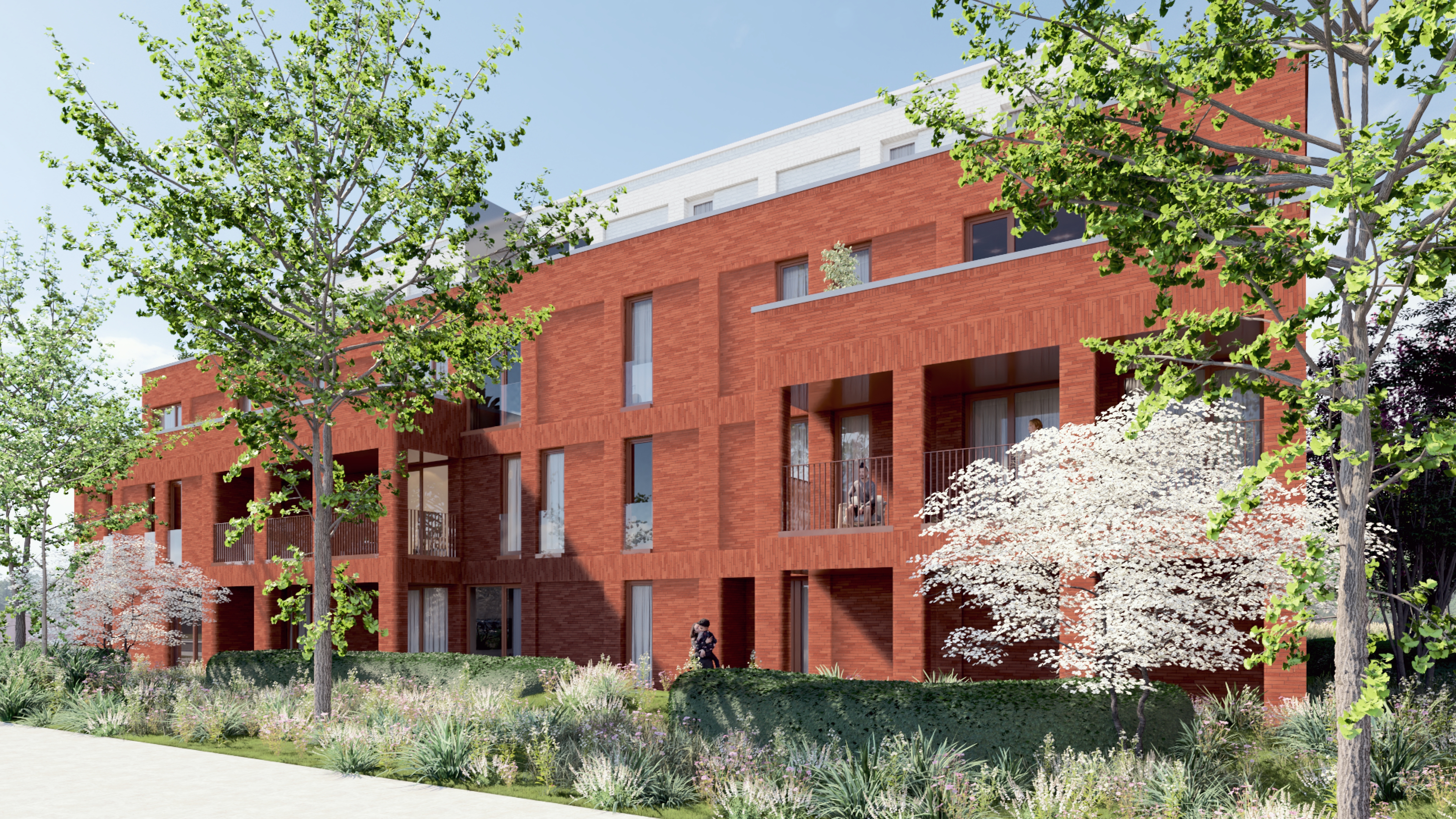 Inheemse beplanting en minimale verharding combineert esthetiek met duurzaamheid. 